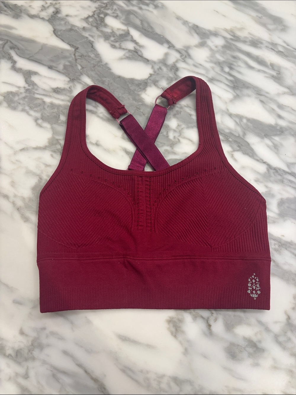 Fp movement cranberry sports bra